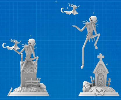 Unleash Your Creativity: Paint Your Own Jack Skellington Diorama