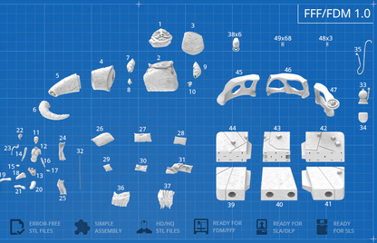 "Jabba's Captive: 3D Garage Kit Diorama featuring Leia"