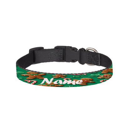 Gingerbread Personalized Dog/Pet Collars