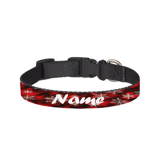 Snowflake Personalized Dog/Pet Collars